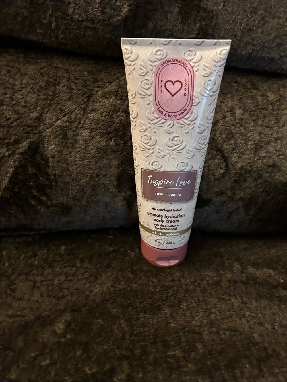 Bath & Body Works Pink & Cream Rose + Vanilla Body Cream